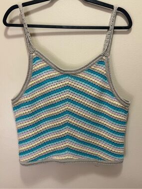 Full Tilt Mitered Stripe Cami